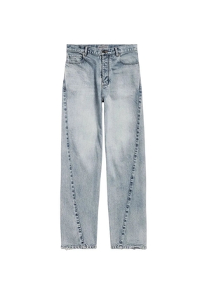 Balenciaga faded twisted-seam jeans - Blue
