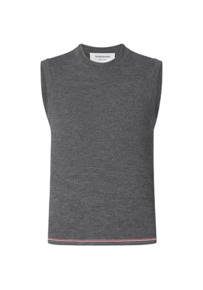 Thom Browne RWB stripe shell top - Grey