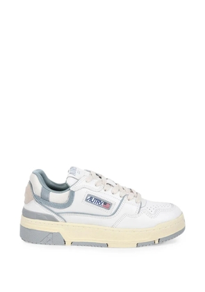 Autry CLC Low panelled leather sneakers - White
