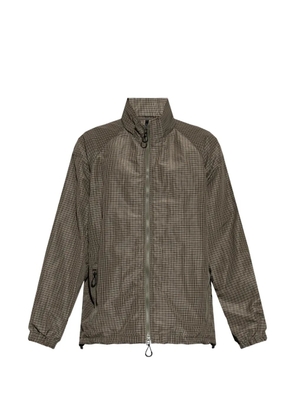 Comme des Garçons Homme Plus plaid-pattern jacket - Brown