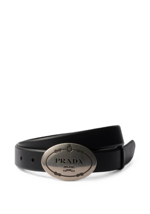 Prada leather belt - Black