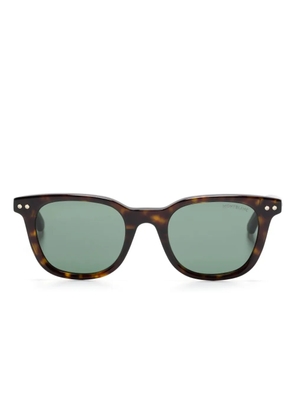 Montblanc tortoiseshell square-frame sunglasses - Brown
