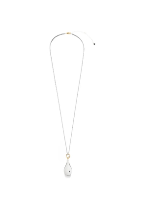 TOTEME crystal-pendant necklace - Silver