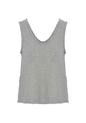 American Vintage raw-finish tank top - Grey