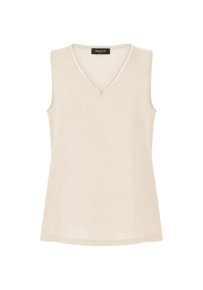 Fabiana Filippi V-neck sleeveless blouse - Neutrals