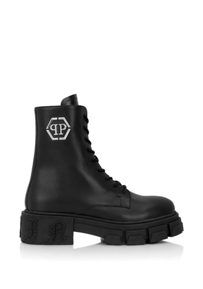 Philipp Plein lace-up boots Gothic Plein - Black