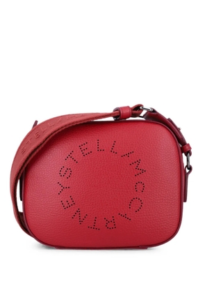 Stella McCartney perforated-logo shoulder bag - Red