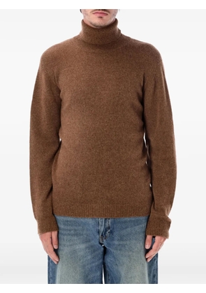 Roberto Collina roll-neck knitted sweater - Brown