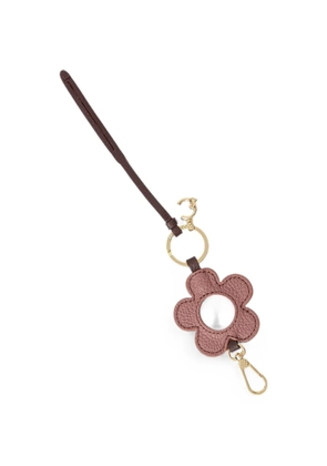 Coccinelle flower-motif mirror keyring - Red