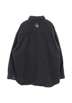 Christian Dior Pre-Owned 2020s embroidered overshirt - Blue