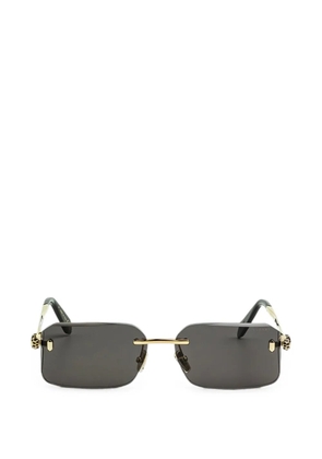 Bvlgari Serpenti rimless square-shaped sunglasses - Gold