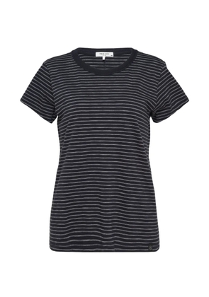 rag & bone Slub striped T-shirt - Black