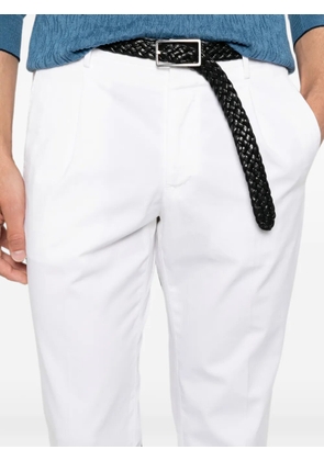 Incotex pleated straight-leg trousers - White