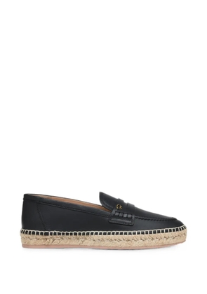 Gianvito Rossi Lido leather espadrilles - Black