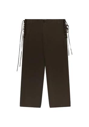 Alexander McQueen laced utility trousers - Green