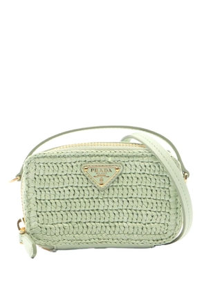 Prada Pre-Owned 2013-2026 Mini Crochet satchel - Green