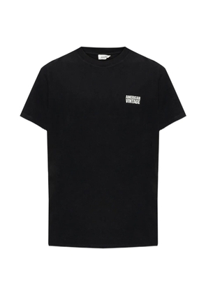 American Vintage logo-print T-shirt - Black