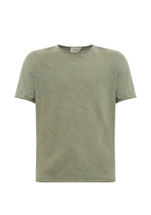 American Vintage raw-edge T-shirt - Green