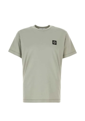 Stone Island logo-patch short-sleeve T-shirt - Grey