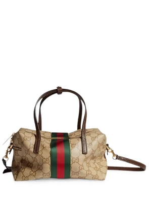 Gucci mini Boston GG Supreme tote bag - Neutrals