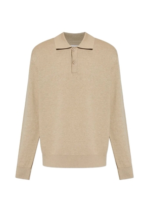 SAMSOE SAMSOE Sanino long-sleeves polo shirt - Neutrals