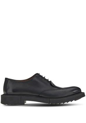 Ferragamo leather oxford-shoes - Black