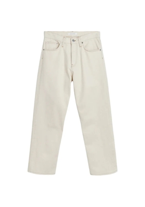 Sunflower Loose contrast-stitched jeans - Neutrals
