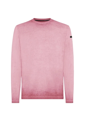 RRD faded-effect crew-neck sweater - Pink
