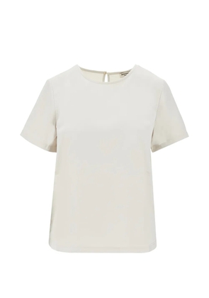 Weekend Max Mara satin short-sleeve T-shirt - White