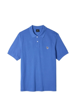 PS Paul Smith mid blue organic cotton Zebra polo shirt