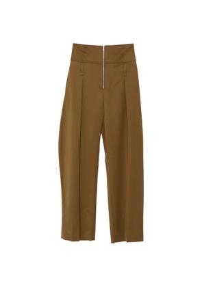 Ferragamo zip-fastening trousers - Brown