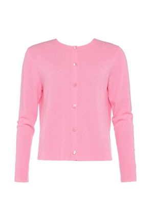 ERES Sucrerie pointelle-knit cardigan - Pink