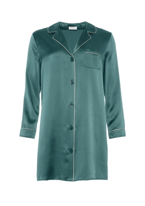 ERES Gala piping-detail shirt dress - Green