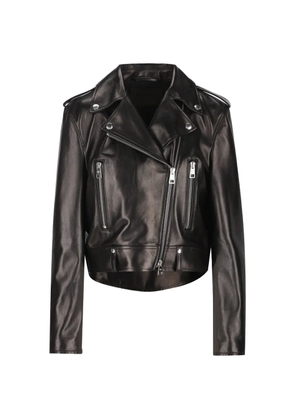 Balenciaga biker leather jacket - Black