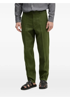 Benetton pressed-crease chino trousers - Green