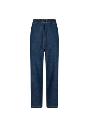 Valentino Garavani VLogo Signature drawstring jeans - Blue