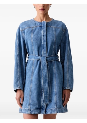 Marc O'Polo belted denim mini dress - Blue
