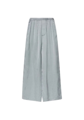 Balenciaga logo-print trousers - Blue