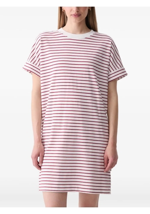 Marc O'Polo striped short-sleeve mini dress - White