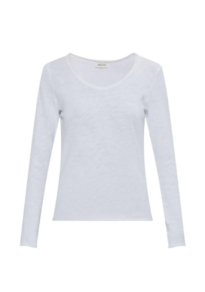 American Vintage Sonoma long-sleeve cotton T-shirt - White