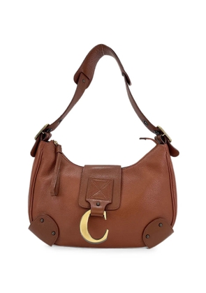 Chloé Pre-Owned 2003-2007 C-logo shoulder bag - Brown