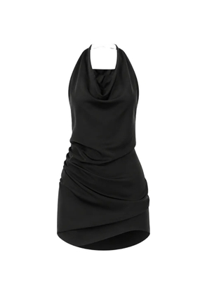 WARDROBE.NYC halterneck mini dress - Black