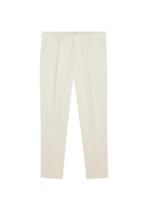 BOSS pleated-front corduroy trousers - Neutrals