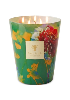 Baobab Arty Flowers grande flower-print candle - Green