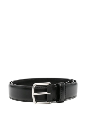 The Row buckle-fastening leather belt - Black