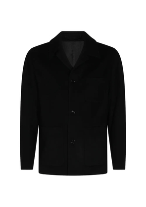 Lardini patch-pocket cashmere jacket - Black