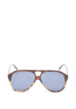 Gucci Pre-Owned 2020s pilot sunglasses - Brown