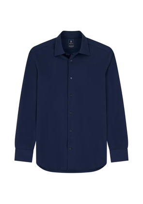 Boggi Milano polo shirt in Japanese jersey twill regular fit - Blue