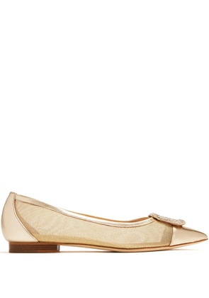 Malone Souliers Lina ballerina flats - Gold