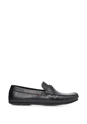 Tommy Hilfiger Flag-plaque loafers - Black